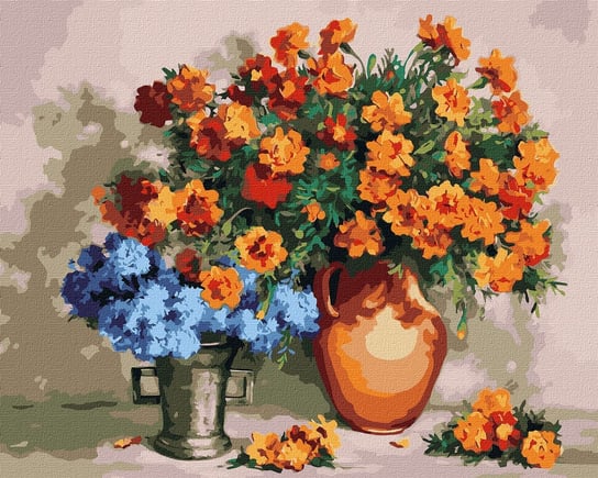 Zestaw do malowania po numerach. Kwiatowe uściski ©Walentyna Baranyuk 40x50 cm, KHO5657 Ideyka