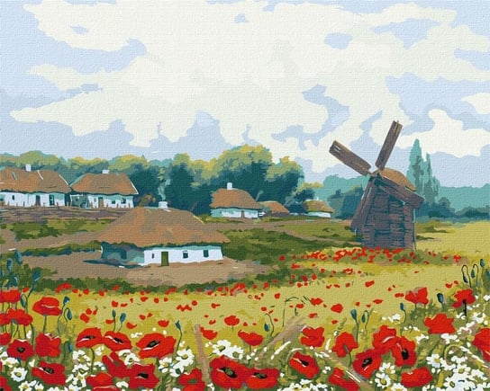Zestaw do malowania po numerach. "Lato na farmie ©Jarosław Czyżewski" 40х50cm KHO6302 Ideyka