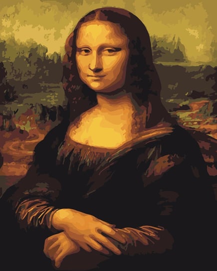 Zestaw do malowania po numerach, Mona Lisa Brushme