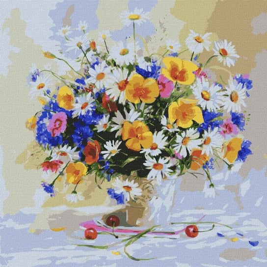 Zestaw do malowania po numerach. "Mus kwiatowy ©Ira Volkova" 40х40cm KHO3186 Ideyka