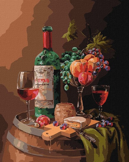 Zestaw do malowania po numerach. Romantyczna kolacja ©MariaGordeevaART 40x50 cm, KHO5659 Ideyka