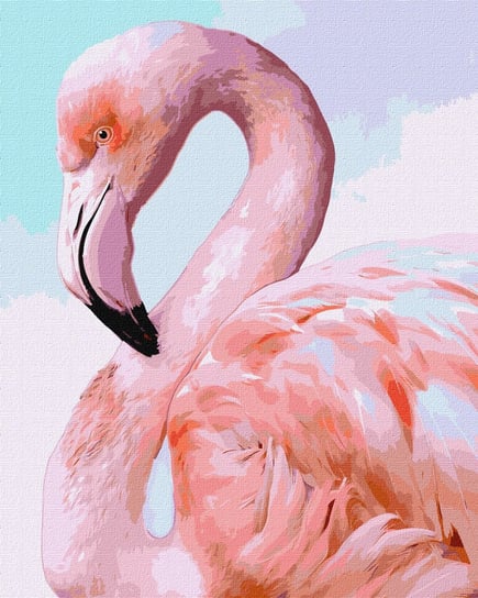 Zestaw do malowania po numerach. "Różowy flamingo ©Ira Volkova" 40х50cm, KHO4397 Ideyka