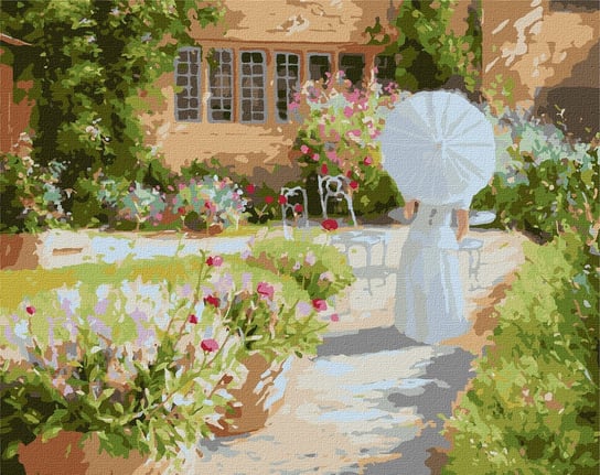 Zestaw do malowania po numerach. "W letnim ogrodzie ©Ira Volkova" 40х50cm, KHO6308 Ideyka