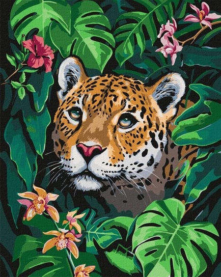 Zestaw do malowania po numerach. "Wielkość dżungli" 40х50cm KHO4350 Ideyka