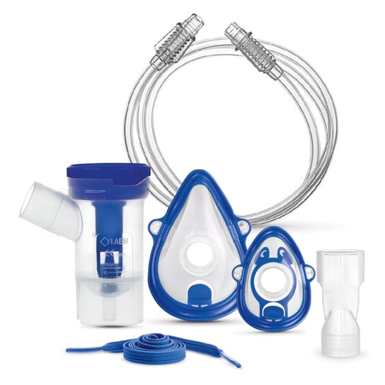Zestaw do nebulizacji vitammy microfine+ rf8 full kit zestaw do nebulizacji (maska mała, maska duża, ustnik, nebulizator, przewód) Vitammy