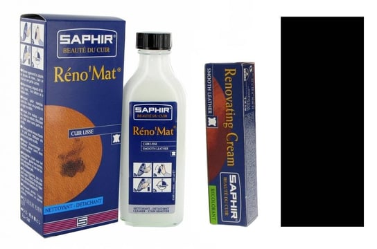 Zestaw do renowacji kierownicy renovating cream  + renomat saphir czarny SAPHIR
