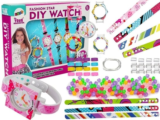 Zestaw Do Robienia Zegarków Biżuteria DIY 40 Elementów Lean Toys