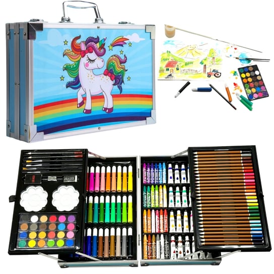 Zestaw Do Rysowania Walizka  Artystyczny Dla Dzieci Malowania Inna marka