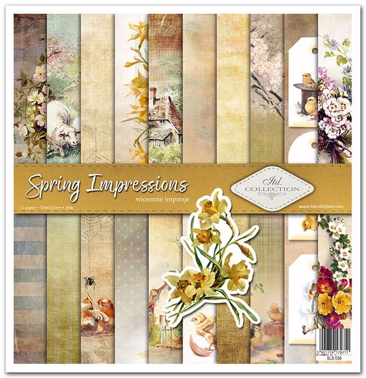 Zestaw do scrapbooking SLS-058 Spring Impressions ITD Collection
