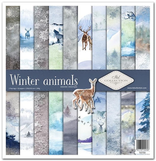 Zestaw do scrapbookingu SLS-022 "Winter animals" ITD Collection