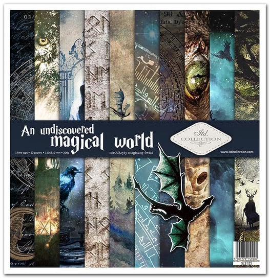 Zestaw do scrapbookingu SLS-023 "An undiscovered magical world" ITD Collection
