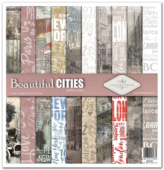Zestaw do scrapbookingu SLS-031 "Beautiful Cities" ITD Collection