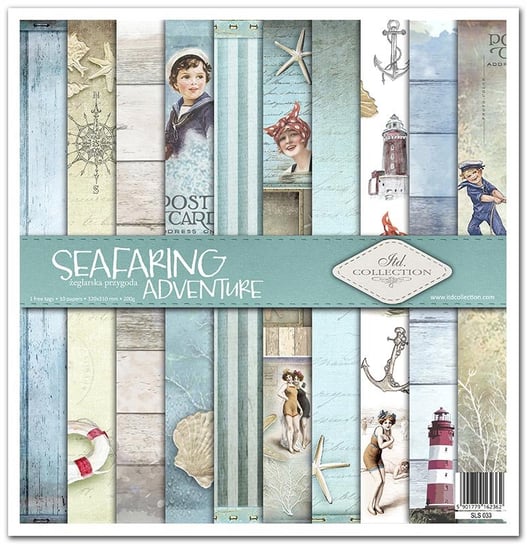 Zestaw do scrapbookingu SLS-033 "Seafaring adventure" ITD Collection