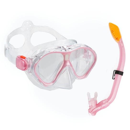 Zestaw do snorkelingu dziecięcy AQUASTIC Maska + Fajka różowy MSK-01R OS AQUASTIC