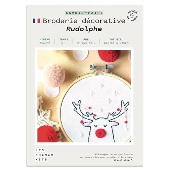 Zestaw do szycia i haftowania Rudolphe - Zestawy francuskie - Poziom zaawansowany - 8 sztuk Inna marka