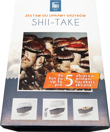 Zestaw do uprawy grzybów Shiitake  / Exoticgrow / Inna marka