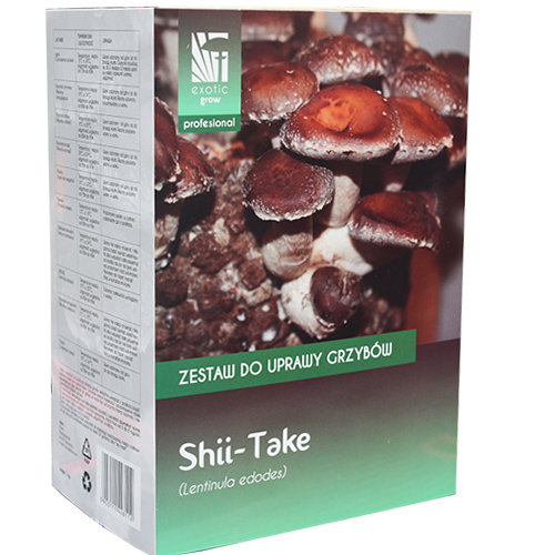 Zestaw do uprawy grzybów Shiitake profesional / Exoticgrow / Inna marka