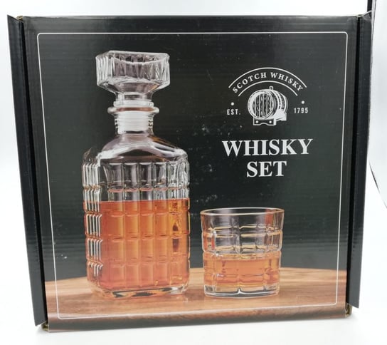 Zestaw do whisky drinków karafka 980 ml 6 szklanek prezent upominek Inna marka