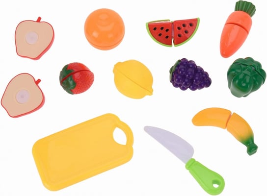 Zestaw Do Zabawy Owoce I Warzywa Do Krojenia 19 Akcesoriów Inna marka