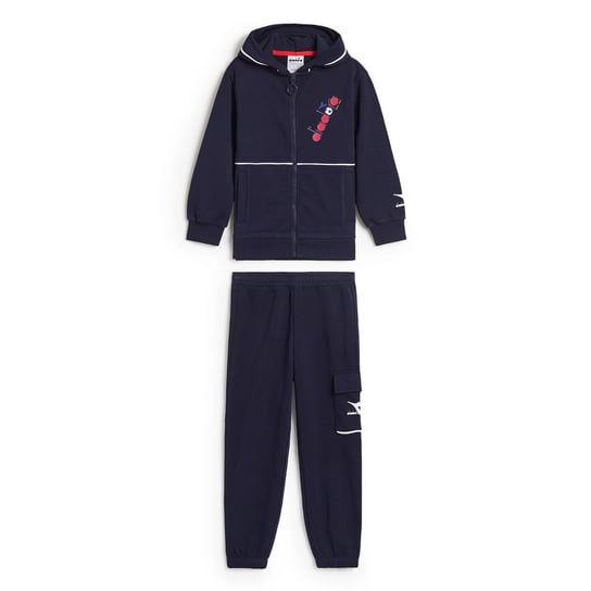 Zestaw dresowy dziewczęcy DIADORA JG.HD TRACKSUIT TWINKLE - M Diadora