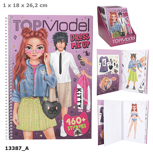 Zestaw Dress Me Up Big Top Model Rebel Kitty 13387A Depesche