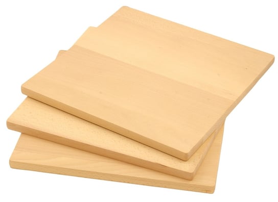 ZESTAW drewnianych DESEK DO KROJENIA kwadratowe duże 31,5 x 31,5 PEEWIT
