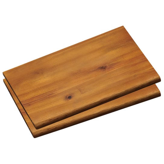 Zestaw dwóch desek do serwowania, drewno akacjowe, 23 x 15 cm, Kesper Kesper