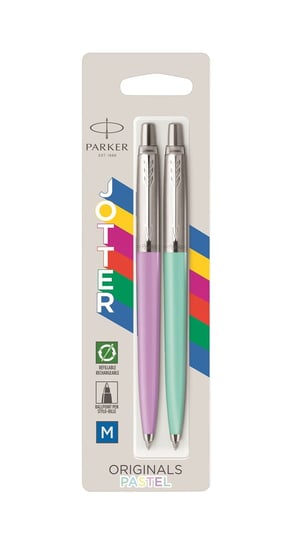 Zestaw dwóch długopisów Parker Jotter Originals Pastel Purple i Mint pink Parker