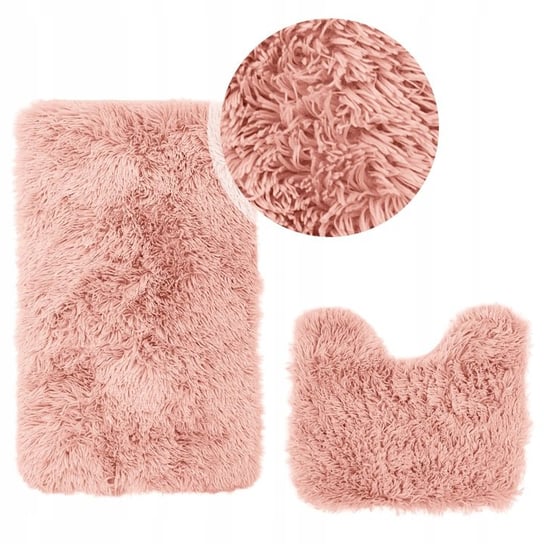 Zestaw dywaników łazienkowych 2cz 45x75 MEGAN różowy Kontrast