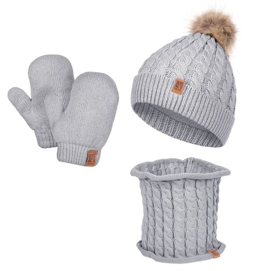 Zestaw dziecięcy zimowy czapka+komin+rękawiczki HZD004 Heyo HEYO