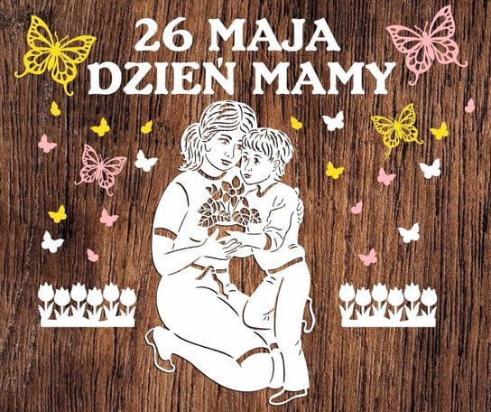 ZESTAW DZIEŃ MAMY- WYCINANKA Z KARTONU XL Inna marka
