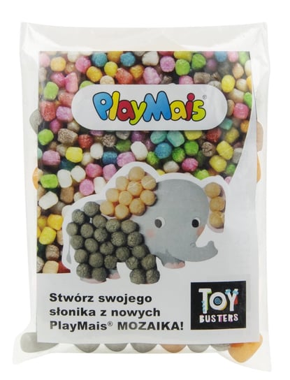 Zestaw ekologicznych klocków PlayMais mini słonik PlayMais