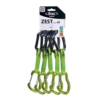 Zestaw Ekspresów Beal Zest 11Cm X 5 Szt. Beal