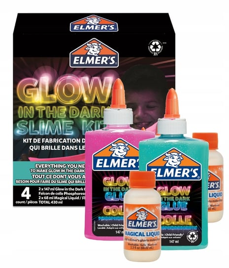Zestaw Elmer's Glow-in-the-Dark do robienia slime ELMER'S