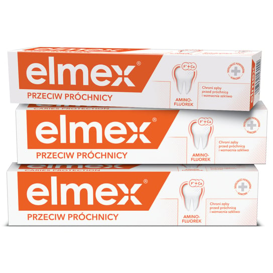 Zestaw elmex CARIES Pasta do zębów na próchnicę 3x75 ml Elmex