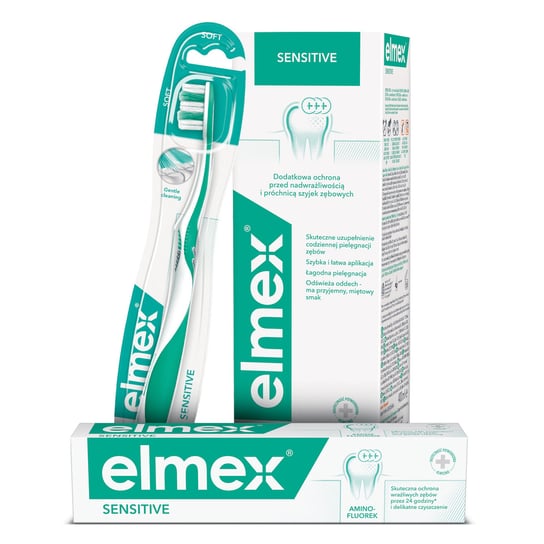 Zestaw elmex SENSITIVE Ulga w nadwrażliwości Elmex