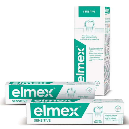 Zestaw elmex SENSITIVE ZESTAW na nadwrażliwość zębów Elmex
