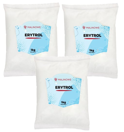 Zestaw Erytrol 3x 1kg Malinowe