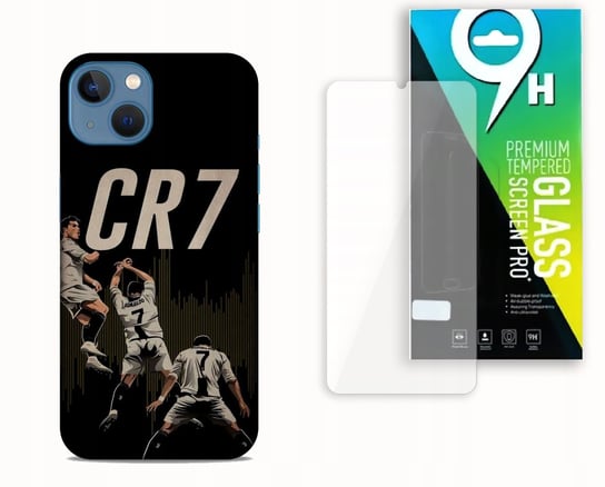 ZESTAW ETUI CASE + SZKŁO HARTOWANE DO APPLE IPHONE 15 - CRISTIANO RONALDO bez marki