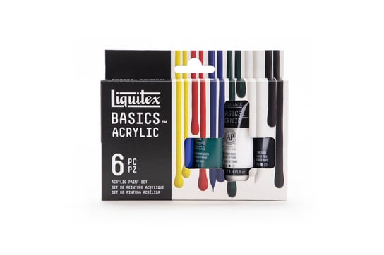Zestaw farb, 6 kolorów, Liquitex LIQUITEX