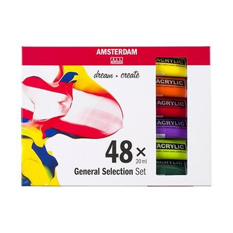 Zestaw Farb Akrylowych Amsterdam 48X20Ml Amsterdam
