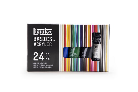 Zestaw farb akrylowych, Liquitex Basics, 24 kolory LIQUITEX