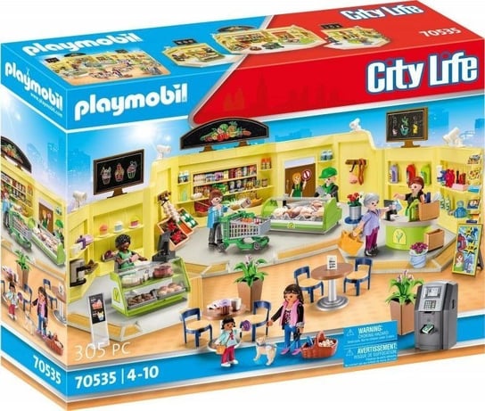Zestaw figurek City Life 70535 Centrum handlowe - Mega zestaw Playmobil