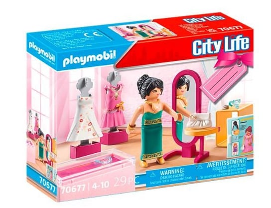 Zestaw figurek City Life 70677 Zestaw upominkowy Stylowy butik Playmobil