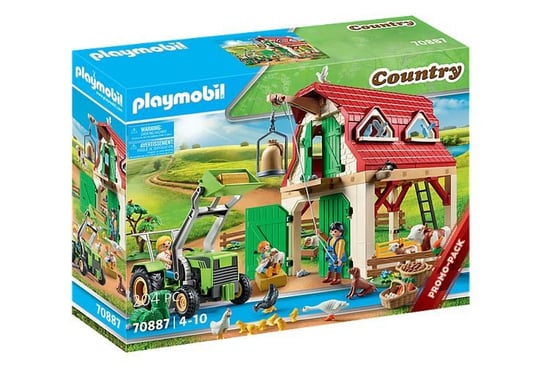 Zestaw Figurek Country 70887 Gospodarstwo Rolne Z Hodowlą Małych Zwierząt Playmobil