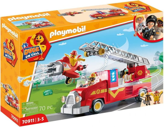 Zestaw Figurek Duck On Call 70911 Pojazd Straży Pożarnej Playmobil