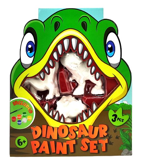 Zestaw Figurek Gipsowych Do Malowania - Dinozaury Inna marka