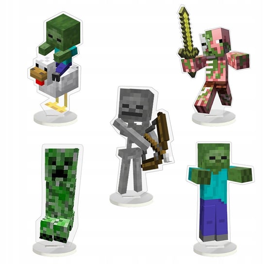 Zestaw Figurek Kolekcjonerskich Minecraft Zombie Plexido