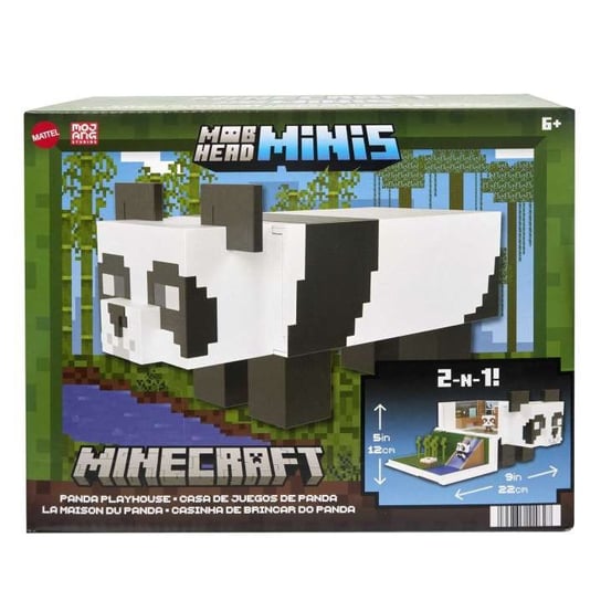 Zestaw figurek Minecraft Domek zabaw pandy + 2 figurki Mattel