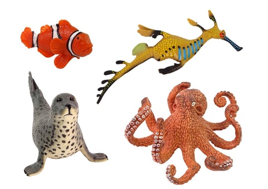 Zestaw Figurek Zwierzęta Morsk Lean Toys